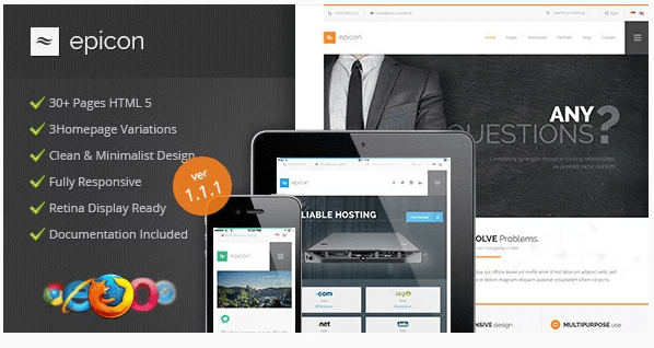 Epicon - Clean Multipurpose HTML Template