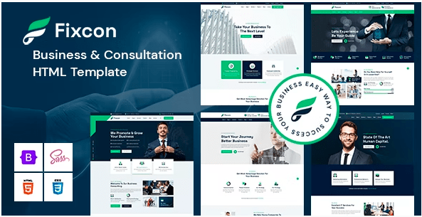 Fixcon – Business And Consulting HTML Template