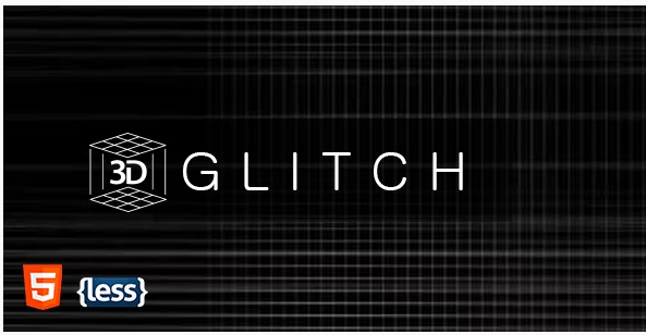 Glitch – Glitchy Animated Coming Soon Template