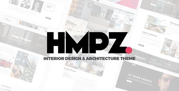 Hampoz – v1.1.5 Responsive Interior Design & Architecture WordPress Theme Download