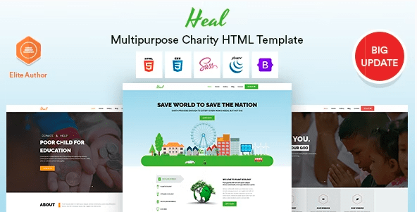 Heal – Charity HTML Template