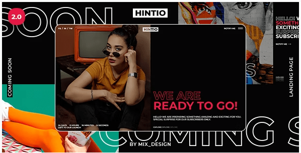 Hintio - Coming Soon & Landing Page Template