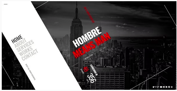 Hombre - Responsive Coming Soon Page