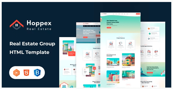 Hoppex - Real Estate and Architect HTML Template