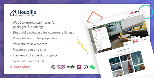 Houzillo v1.0.6 – Bookings and Rental WordPress Theme Download