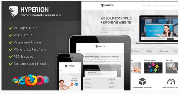 Hyperion – Modern Minimalist Responsive 3