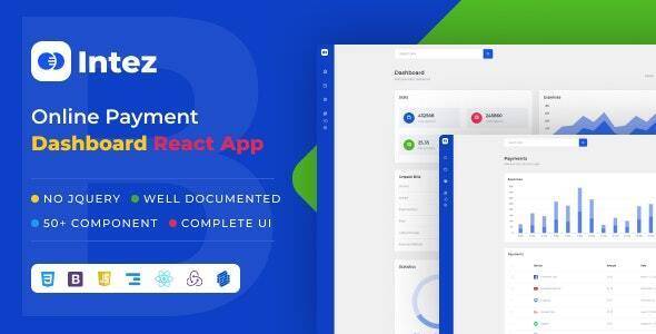 Intez Payment Dashboard React Nextjs App