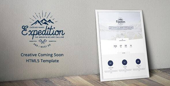 Expedition – Creative Coming Soon HTML5 Template