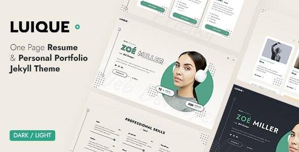 Luique – Personal Portfolio Jekyll Theme