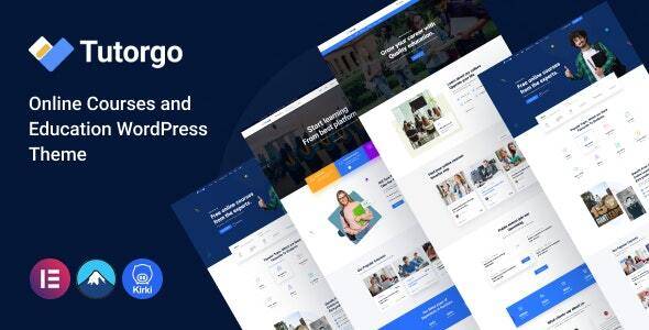 Tutorgo Education WordPress Theme Free Download