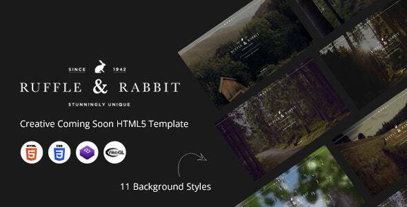 Rabbit Creative Coming Soon HTML5 Template