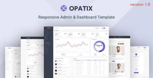 Opatix – HTML Admin Dashboard Template