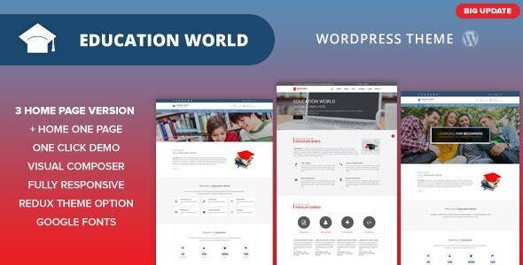 Education World WordPress Theme Nulled Free Download