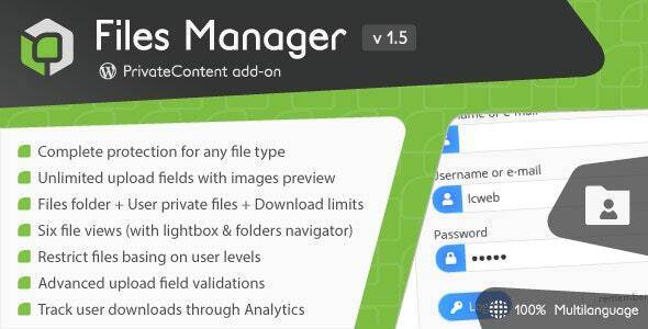 PrivateContent Files Manager add-on v1.5.1