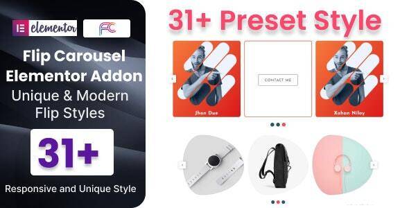 Flip Carousel Addon For Elementor Nulled Free Download