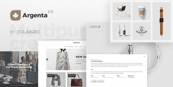 Argenta Creative Multipurpose WordPress Theme