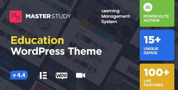 Masterstudy – Education WordPress Theme v4.8.37 (Updated)