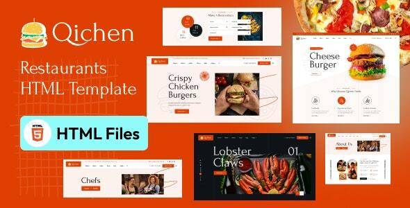 Qichen Fast Food Restaurant HTML Template Free Download