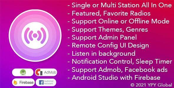 XRadio Best Radio Template For Android Free Download