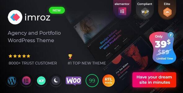 Imroz - Agency & Portfolio Theme Free Download