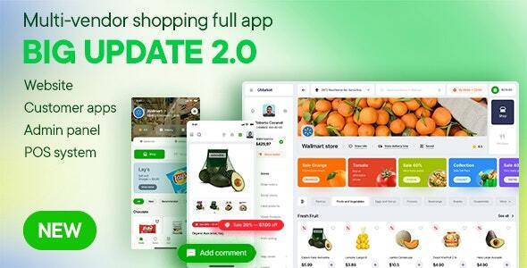 Sundaymart – Multi-purpose e-commerce marketplace (Website + Customer apps + Admin panel) – 23 January 2023