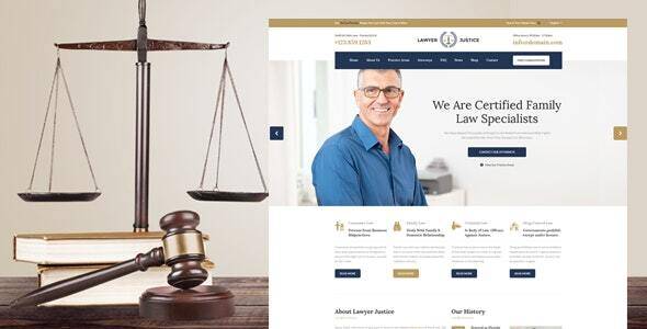 Lawyer Justice HTML Template Free Download