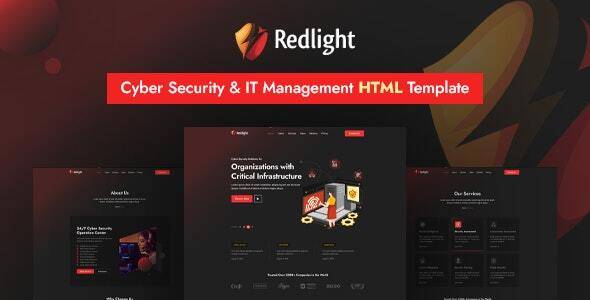 Redlight – Cyber Security & IT Management HTML Template