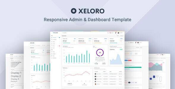 Xeloro Admin Dashboard Template HTML Download