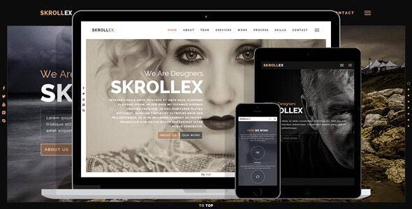 Skrollex v1.7.1 – Creative One Page Parallax