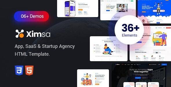 Ximsa Digital Agency Template HTML Download Free