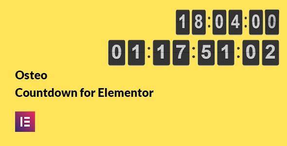 Osteo Countdown for Elementor v1.0.0