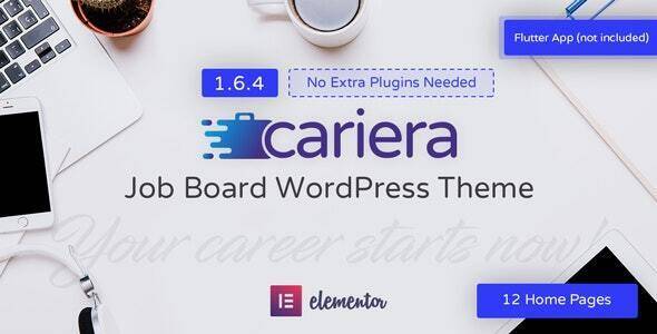 Cariera v1.6.4 – Job Board WordPress Theme Download (Updated)