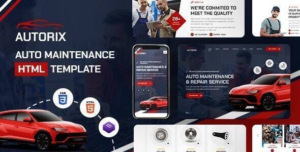 Autorix – Auto Maintenance HTML Template