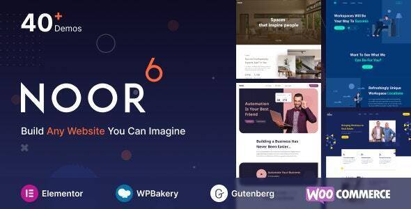 Noor Multi-Purpose & Fully Customizable Creative AMP WordPress Theme