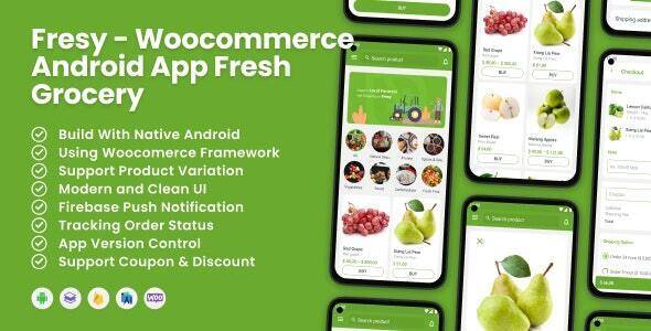 Fresy Woocommerce Android App Fresh Grocery