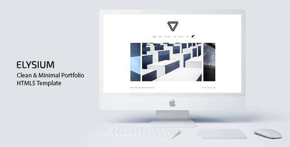 Elysium Clean & Minimal Portfolio HTML5 Template