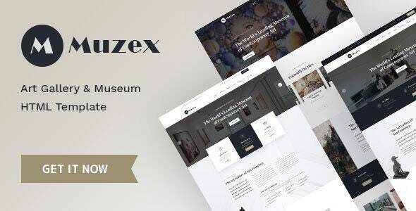 Muzex Museum & Exhibition HTML Template