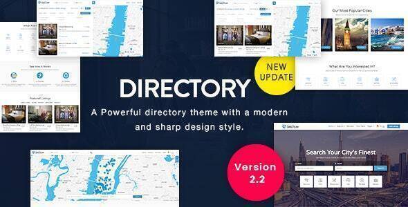 Directory Multi-purpose WordPress Theme v2.3 (Updated)