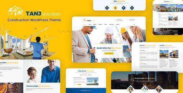 tanj building construction theme nulled free download