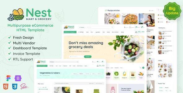 Nest v5.7 – Multipurpose eCommerce HTML Template