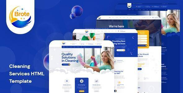 Cleaning Services HTML Template Free Download