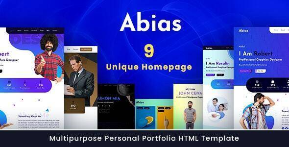 Abias Multipurpose Bootstrap 5 HTML Template Free Download