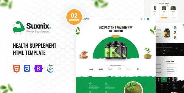 Suxnix – Health Supplement Landing Page