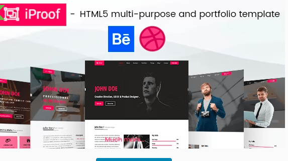 iProof v1.0 – Multipurpose HTML Template