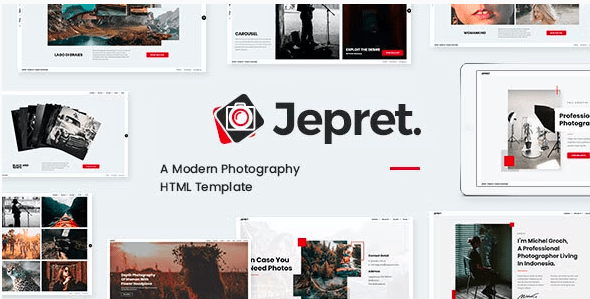 Jepret - Modern Photography HTML Template