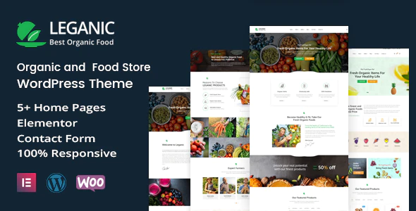 Leganic Organic and Food Store WordPress Theme v1.7 Download