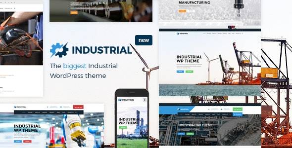 Industrial – v1.7.0 factory business WordPress theme Download