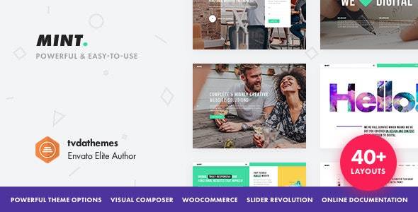 Mint – v.2.1.1 Creative Multi-Purpose WordPress Theme Download