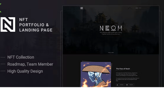 Neoh v5.0 – NFT Portfolio and Landing Page