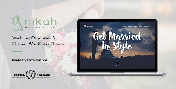 Nikah Wedding Organizer & Planner v.1.7 WordPress Theme Download